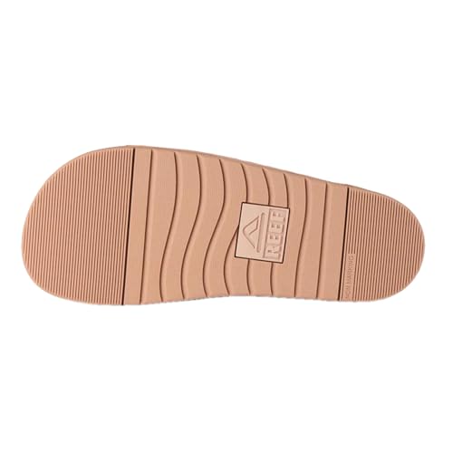 Image of REEF Ojai Two Bar Women's Fashion Slide Sandal, Premium Leather, Soft Cushion Footbed