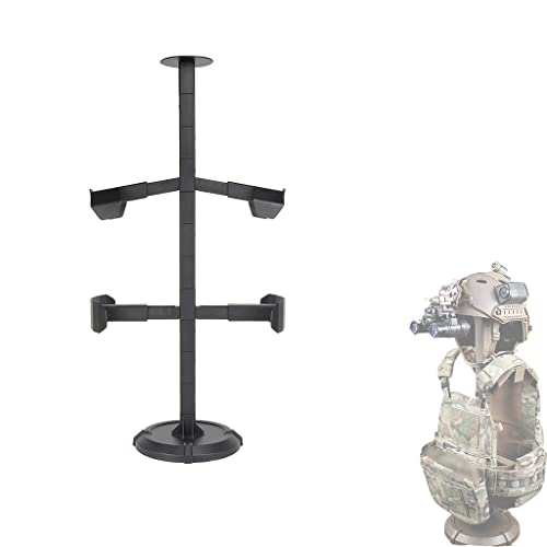 Tactical Gear Stand, Vest Helmet Equipment Display Stand Adjustable