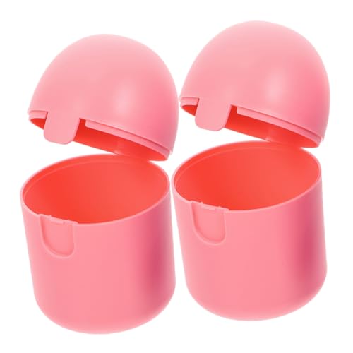 minkissy 2pcs Box Blood Cups Organic Cups Instead Sterilizings Cups Case Vapor Cleaner Personal Items Cleaner Pink Pp