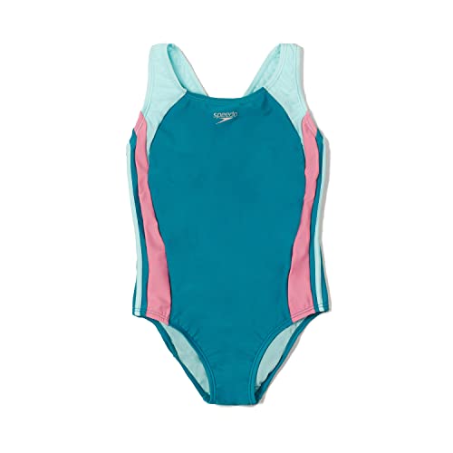 Image of Speedo Girl's Swimsuit One Piece Infinity Splice Thick Strap