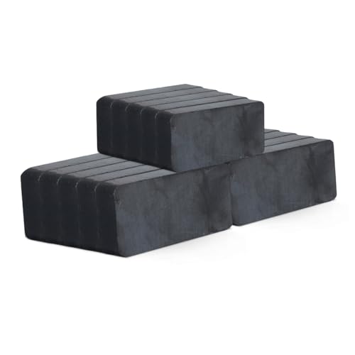Reviews de Imanes - 5 favoritos. 43 Iman de ferrita,47 X 22 X 9mm (Pack 15 piezas), Imán de bloque rectangular,Imán ceramico rectangular, para Refrigerador, hogar, oficina, taller, proyectos escolares, magneto...