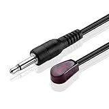 TNP IR Extender Emitter Cable 10 ft - Single Head 3.5mm Jack Infrared Wire for IR Repeater System Xbox One AV Receiver Cable Box Remote Control for Hidden Devices TV Sensor Extender Extension 1-IR Eye