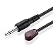 TNP IR Emitter Extender Extension Cable (10 Feet) - 3.5mm Jack Infrared Red Transmitter Blaster Blink Eye Wire Cord Compatible with IR Repeater Extender System Kit, XBox One (1 IR Eye Emitter)