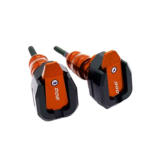 Tampon anti crash Kawasaki Z900 orange : slider de protection cadre moto 2017-2019
