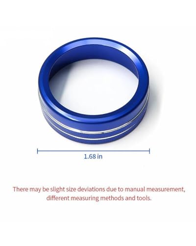 Temperature Adjustment Knob Air Conditioner Switch Knob Climate Control HVAC (Blue)