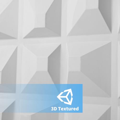 Image of Art3d Decorative 3D Wall Panel, 32 Sq.FT PVC Interior Wall Decor for Living Room, Bedroom, Lobby, Office, Shopping Mall, White