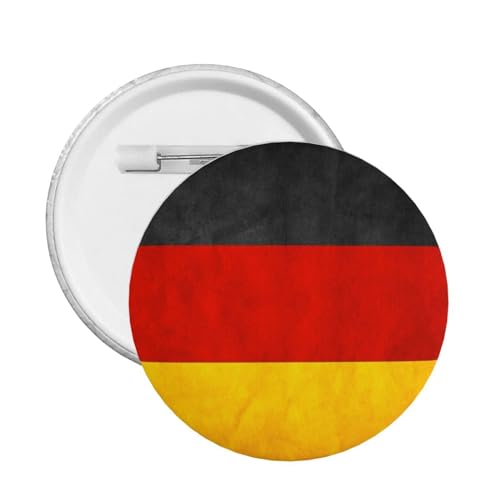 1 insignia redonda, insignias de pin de bandera alemana para club, empresa, decoración personal, 5.9 cm