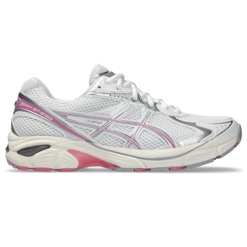 Asics Unisex GT-2160 Sportstyle Shoe, 6.5, White/Sweet Pink