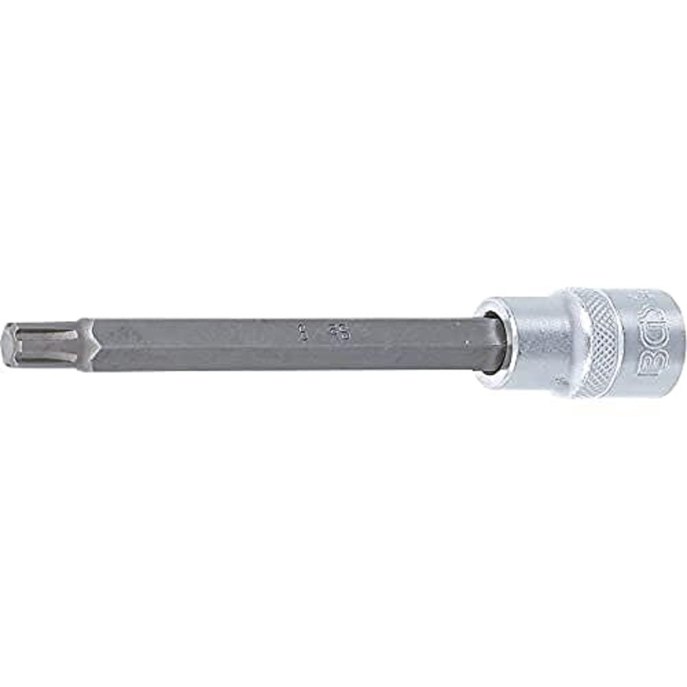 Bgs Silver/Grey 4174 | Bit Socket | Length 140 Mm | 12.5 Mm (1/2") Drive | Spline (For Ribe) | M9