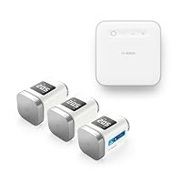 Bosch Smart Home smartes Heizkörperthermostat Starter-Set, 1x Controller II, 3x Heizkörperthermostat II [+M] – Ansicht 1