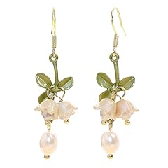 White Flower Earring