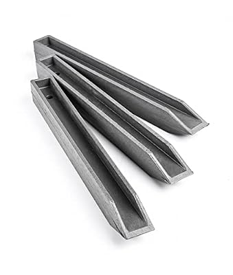 Lot de 10 piquets à Planter Ecolat Plastique Gris, H.38 x L.4 cm