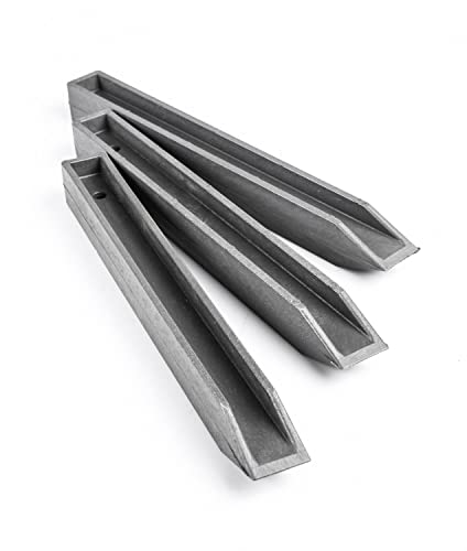Lot de 10 piquets à Planter Ecolat Plastique Gris, H.38 x L.4 cm