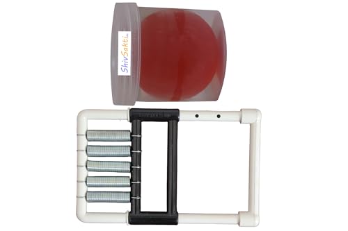 Image of Finger Exerciser & Grip Strengthener & Polymer Gel Exercise Ball for Hand Physiotherapy, Finger & Wrist Exercise, Strength Training and Stress Relief