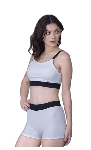 Image of Keepfit Women's Ribbed Contrast Border 2 Piece Swim Set |Swimming Suit for Women