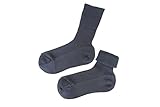 tittimitti Kindersocken aus 100 % Bio-Baumwolle, hergestellt in Italien, 1 Paar., Schiefer, 3-4T
