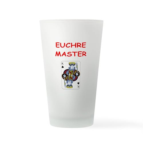 CafePress Euchre Pint Glass, 16 oz. Drinking Glass