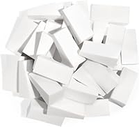 48 Pcs Make Up Schwamm Set, Makeup Schwämme für Foundation Puder, Makeup Schwämmchen Weiß, Powder Puff Blender Sponges, Puderquaste Schminkschwamm für Beauty