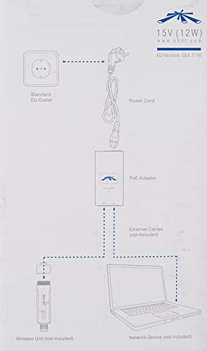 UBIQUITI Networks Adapter sieciowy POE-15-12W PoE Injektor (POE-15-12W)