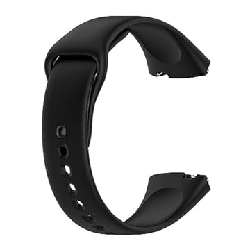 Estilo no Pulso - Pulseira Redmi Watch 3 Active - TPU Preta - 12,3cm / 10cm