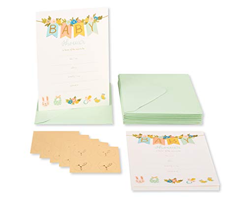 Image of Papyrus Baby Shower Invitations, Banner (20-Count)