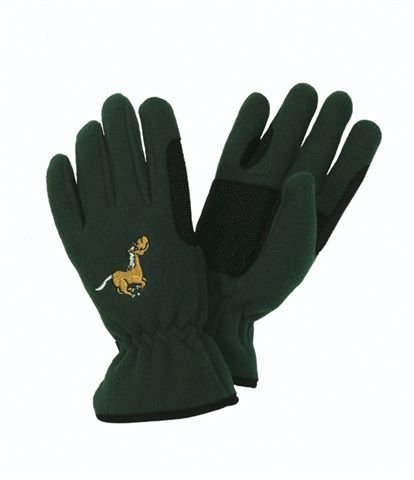 Equi-Star Childs Pony Fleece Glove Petrol Blue, Large