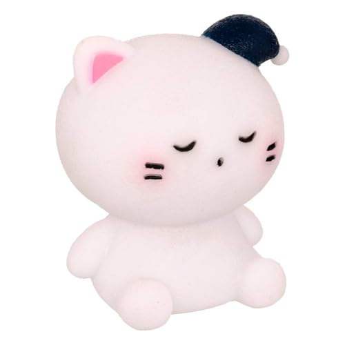Atmosphera - Veilleuse souple chat h.9cm Ă piles