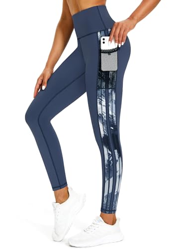 Tuspryt Leggings Damen mit Taschen,Blickdichte sportleggins Damen lang Fitnesshose Laufhose Sporthose Damen M Tuspryt Leggings Damen mit Taschen,Blickdichte sportleggins Damen lang Fitnesshose Laufhose Sporthose Damen M