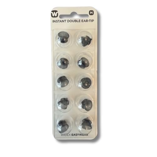 Widex Instant Double Ear-Tip – Dual-Layered Comfort & Secure Fit for Hearing Aids (Medium)