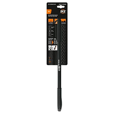 SKS GERMANY VX 54-58 Rahmenpumpe (Luftpumpe für alle Ventilarten, Klemmbefestigung am Rahmen, praktischer Duo-Kopf, Klemmlänge: 455 - 505 mm, max. Druck: 6 bar/87 PSI) Cover