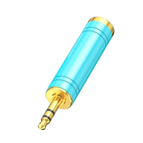 6.35mm Female to 3.5mm Male Sound Adapters Gold Plateds Metal Connectors for Instrument Headphones Studio Equipment Gold Plateds