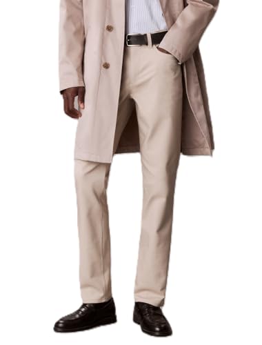 Image of Calvin Klein Men's Move 365 Stretch Slim Fit Wrinkle Resistant Tech Woven Pant