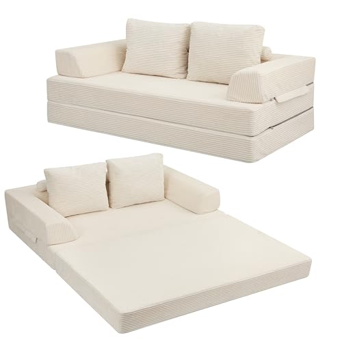 Sillón cama de pana para salón ideal como sofá convertible plegable en dormitorios infantiles 2