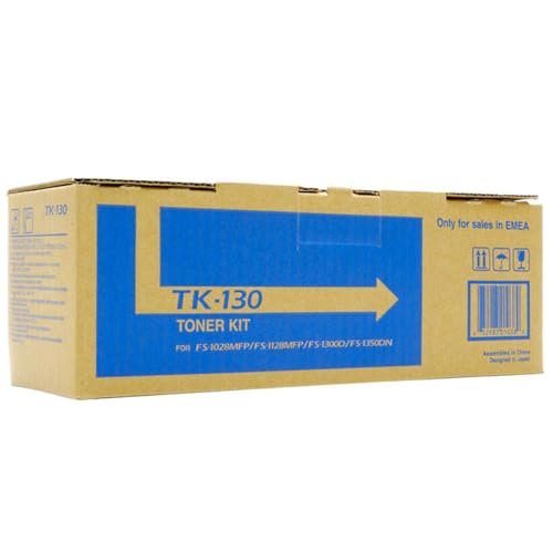 Toner Kyocera TK-130 noir idéal pour les ordonnances sur l'imprimante FS 1300 Médecin