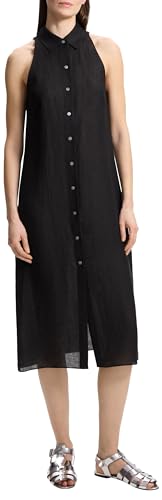 Image of Theory Women's Halter Neck Shirt Dress