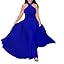 Robe Ajustée Avec Ornement Métallique Marine Femme | Morgan - 6