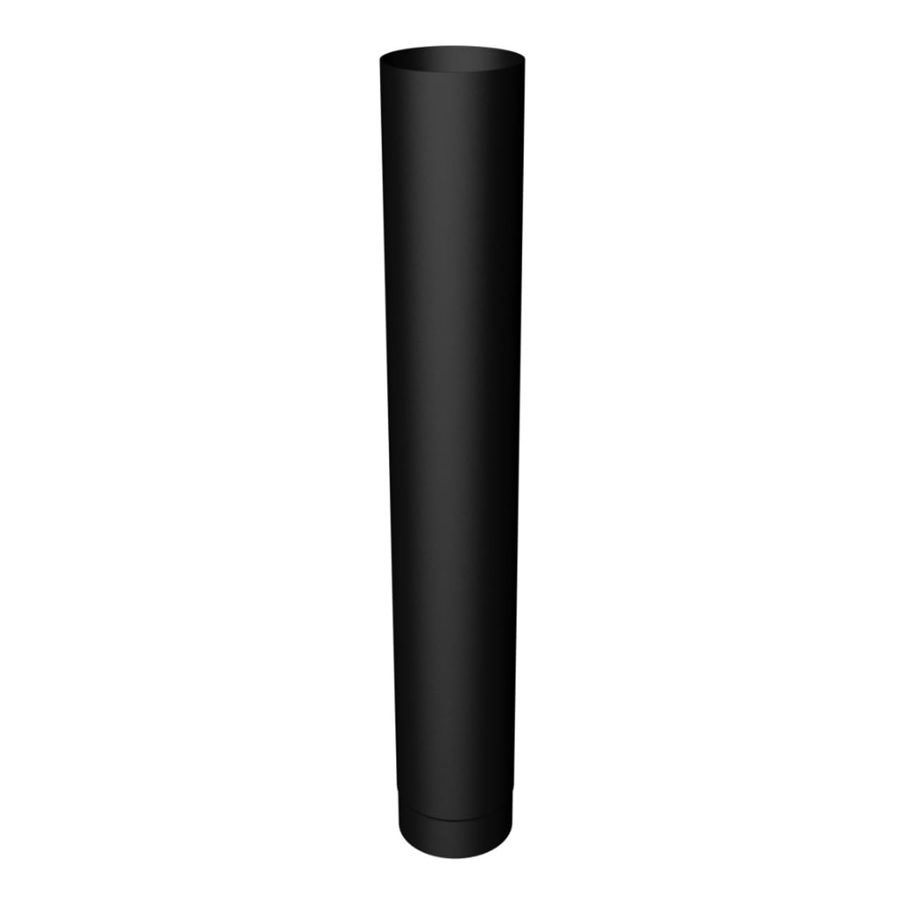 1000mm Matt Black Stove Flue Pipe (Trade Price Flues) (8")