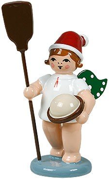 Ange de Noël en bois figurine de l'Erzgebirge à offrir pour les fêtes d'hiver