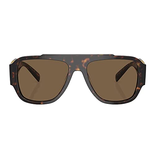 Versace VE 4436U 108/73 Havana Plastic Pillow Sunglasses Brown Lens2