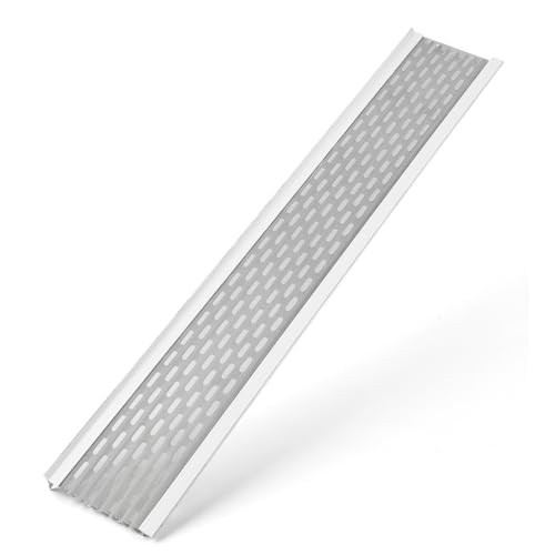 Waterlock DIY 5”Leaf Protection|Sample|Stainless Steel mesh|White Aluminum Gutter Covers|Contractor Grade|Gutter Guard from Manufacturer|Made in The USA