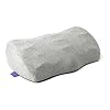 C CUSHION LAB Ergonomic Foot Rest for Under Desk - Patented Massage Ridge Design Memory Foam Foot Stool Pillow for Work, Home, Gaming, Computer, Office Chair - Footrest for Back & Hip Pain Relief