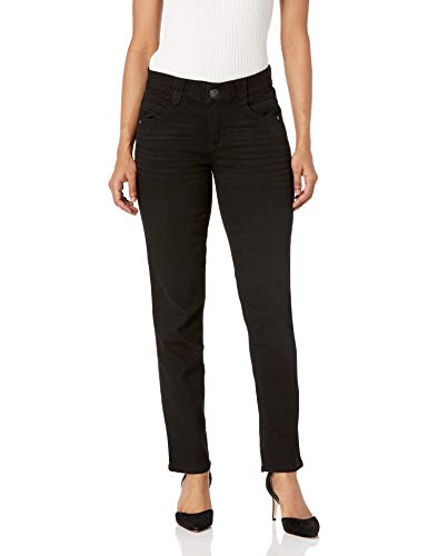 Image of Democracy Women's Petite Ab Solution Straight Leg Jean