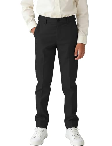 black dress slacks for juniors Boys Suit Pants Boys' Uniform Pants Toddler Boy Size 5t жибек июнь 5 %26nbsp%3BOur%20first%20class%20slim%20fit%20trousers%20are%20designed%20with%20our%20signature%20slim%20cut%20details%20along%20with%20our%20creamy%20smooth%20fabrics%20that%20we%20use%20to%20make%20our%20suits Women's Black Lace-trimmed satin Colour:Gold