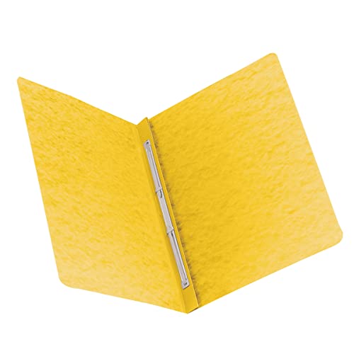 Smead Pressguard Report Cover, Metal Prong Side Fastener With Compressor, 3" Capacity, Letter Size, Yellow, 25 Per Box (81852) #TOP4