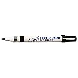 Nissen FPBKM Standard Feltip Paint Marker, Black
