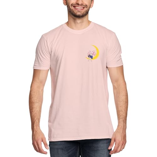 Elbenwald Sailor Moon Chibiusa T-shirt en coton Rose, Rose, L