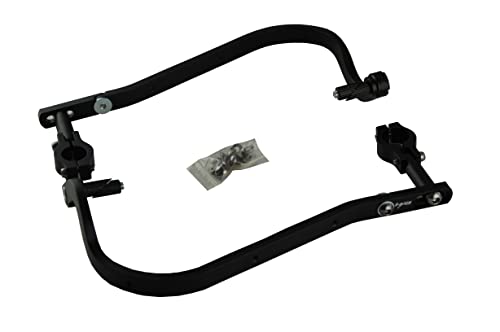 Protège-mains noir pour guidon 22,2 mm avec support de fixation complet 00-0501