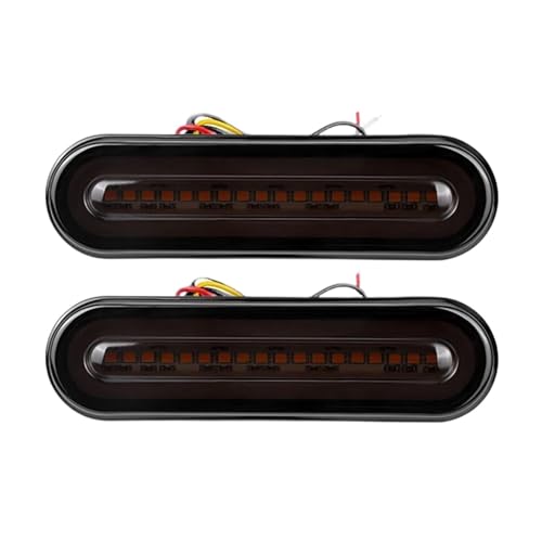 Luces traseras con luz de Freno secuencial LED 3 en 1 para Remolque, Intermitente y luz Diurna (DRL). Compatible con vehículos Todo Terreno (ATV), Coches, Camiones, Tractores y Furgonetas.