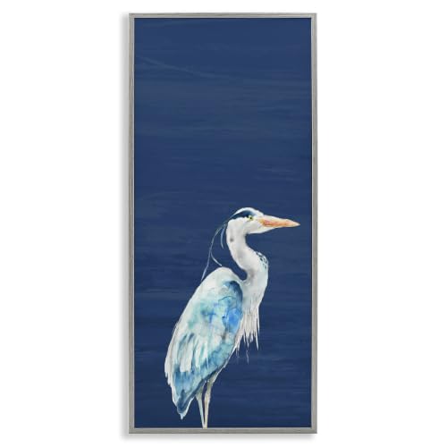 Egret Sea Bird Ocean, 13 x 30 Inch Framed Giclée Print
