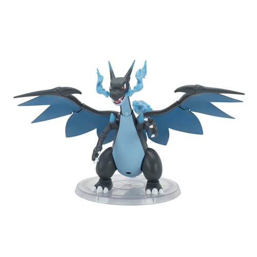 Pokémon Figura Mega Charizard X de 15 cm de Gran articulación 15 Puntos de articulación